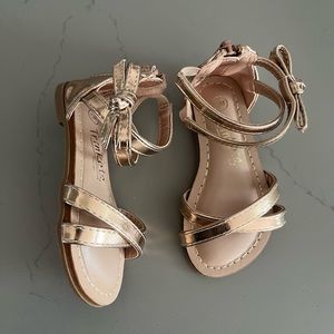 New! Rose Gold Sandals